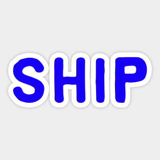 Ship - Shippensburg University Sticker